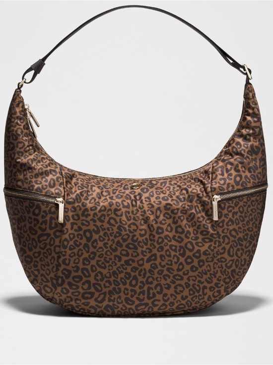 lululemon athletica Handbags - NWT Lululemon Large Slouchy Sling Bag 13L Leopard Desert Khaki Multi